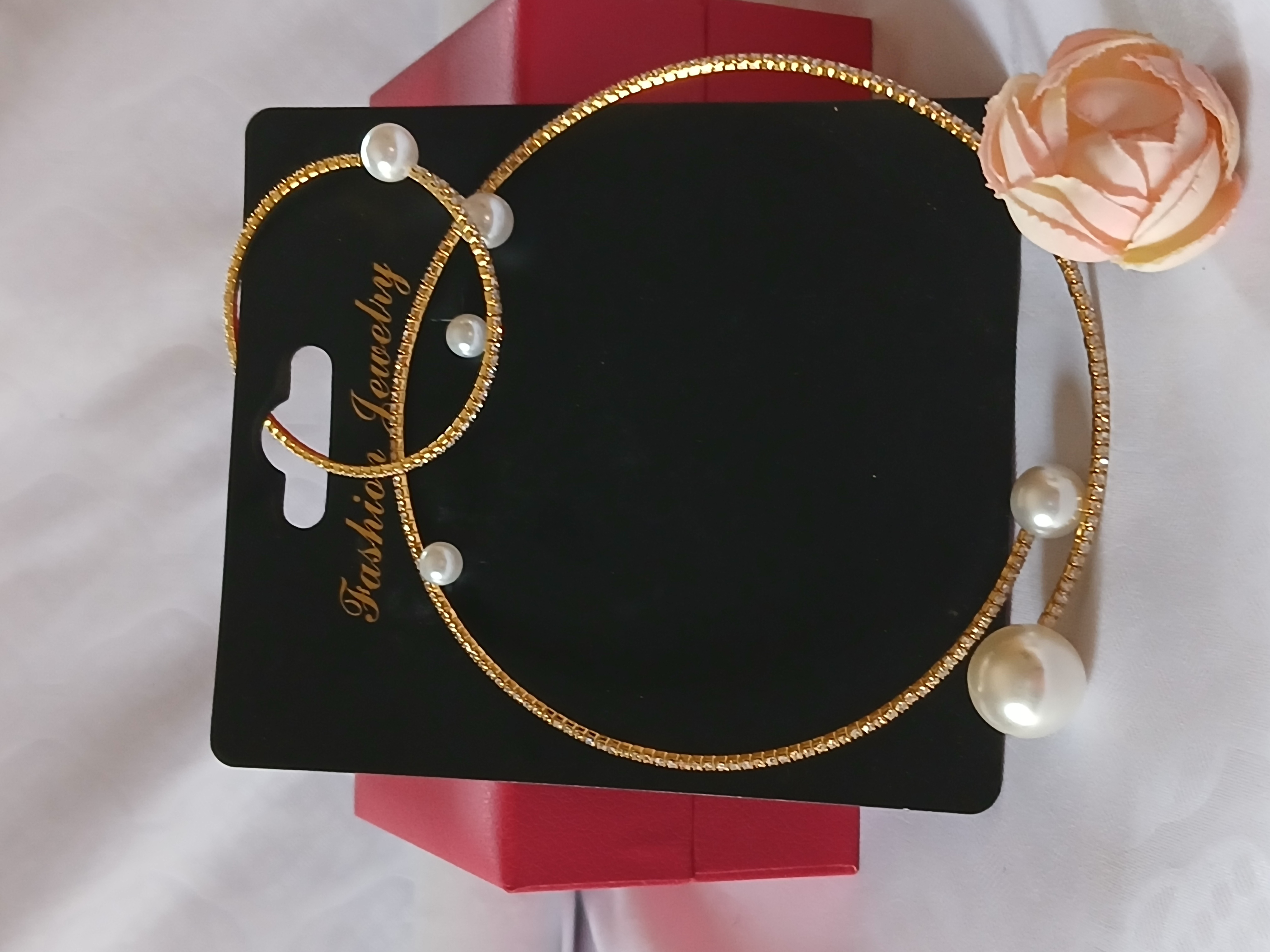 Elegant Pearl Jewelry Excluding Box