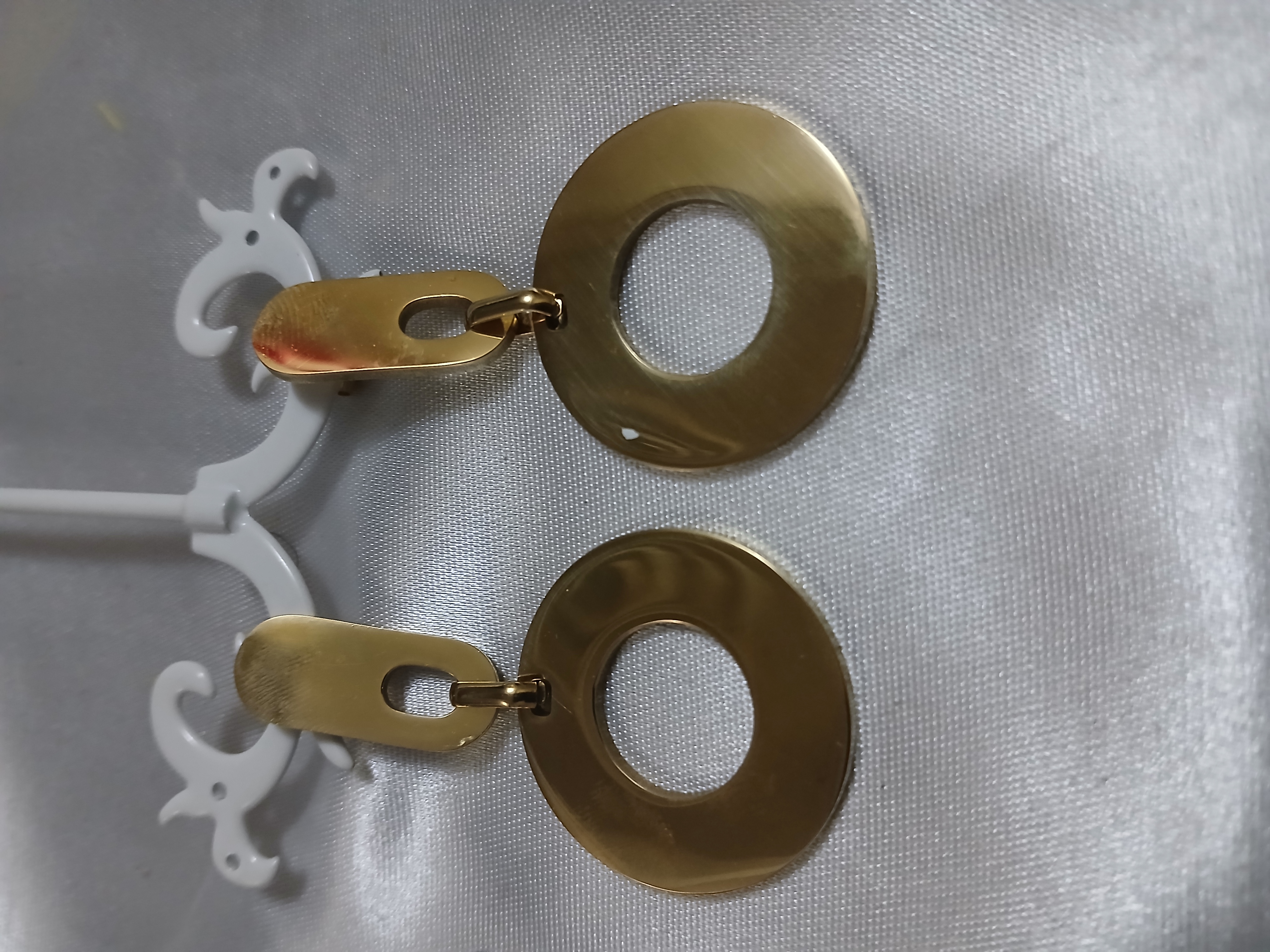 Gold Circle Earrings
