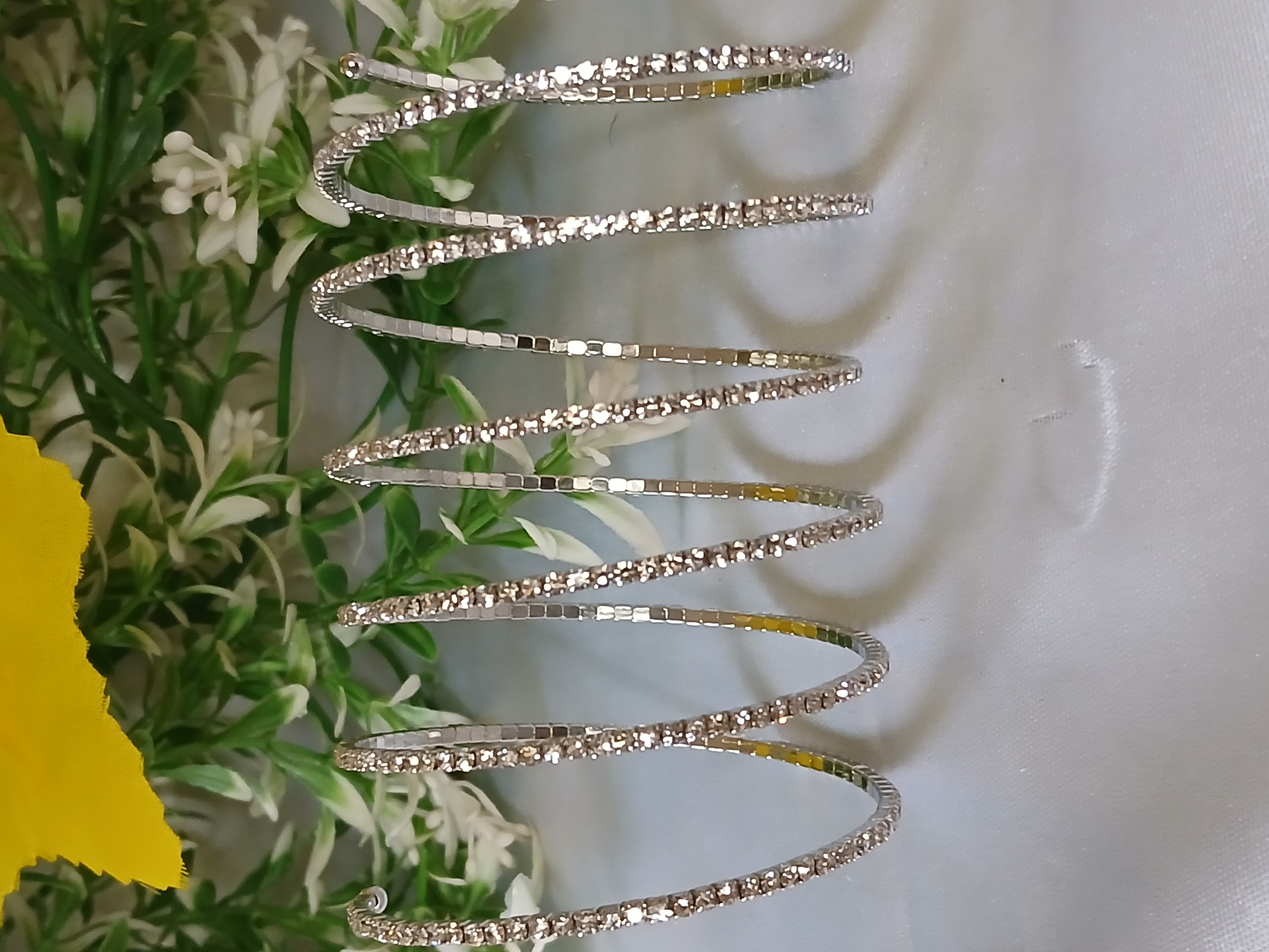 Silver Spiral Bracelets