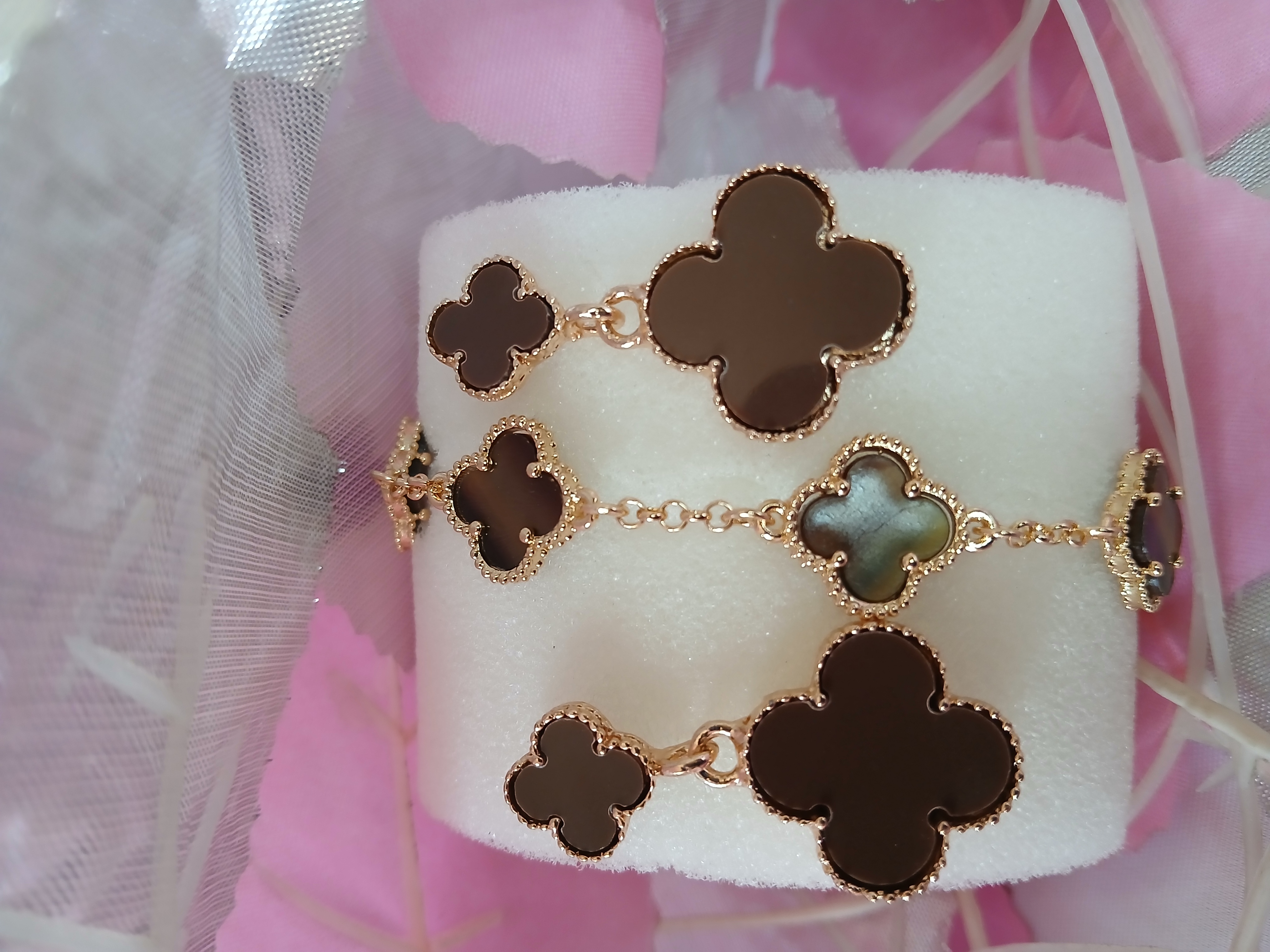 Gold Clover Bracelet