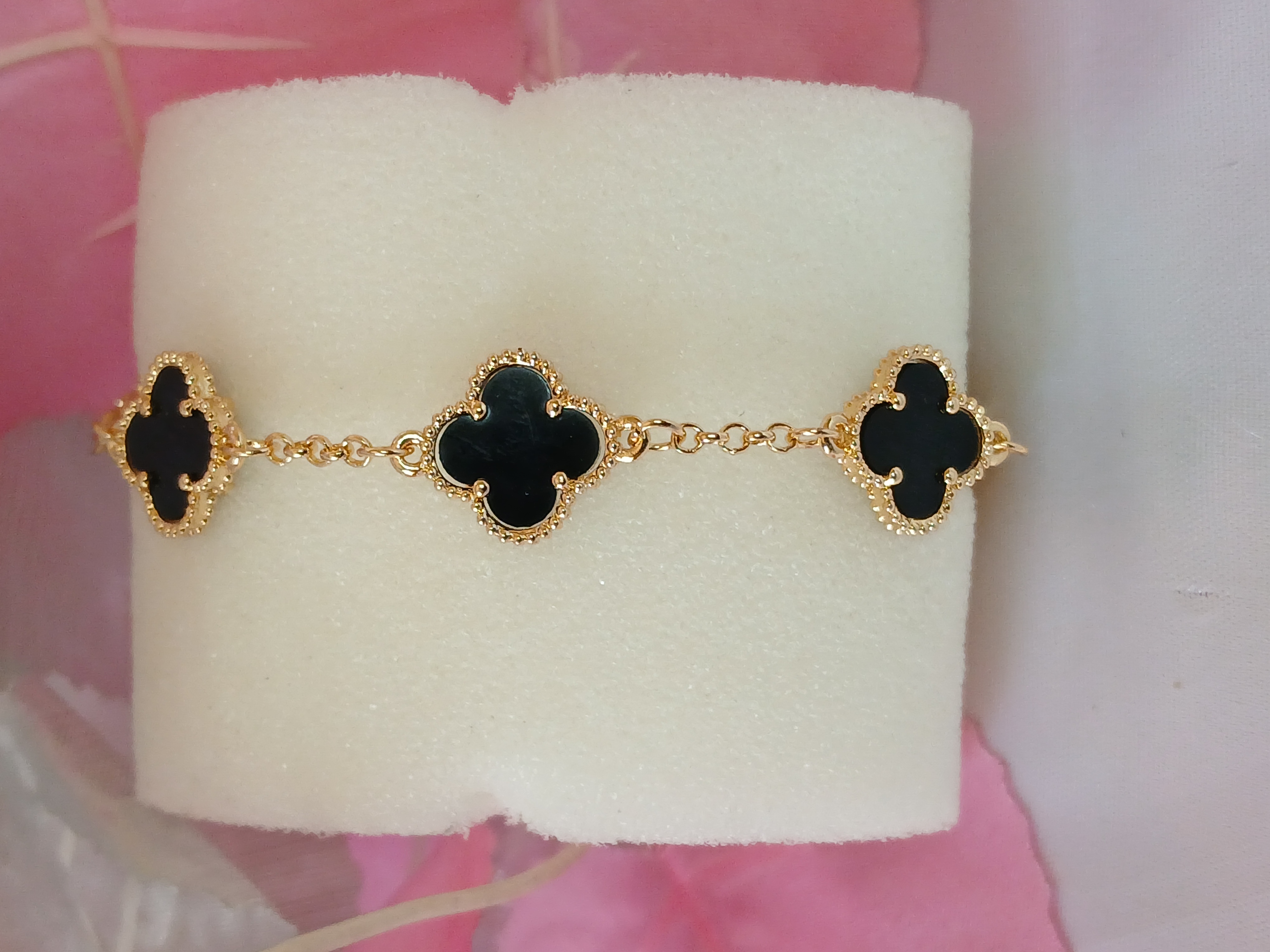 Gold Clover Bracelet