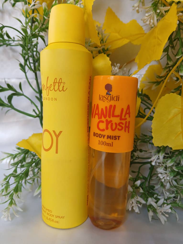 Body Spray and Body Mist Set