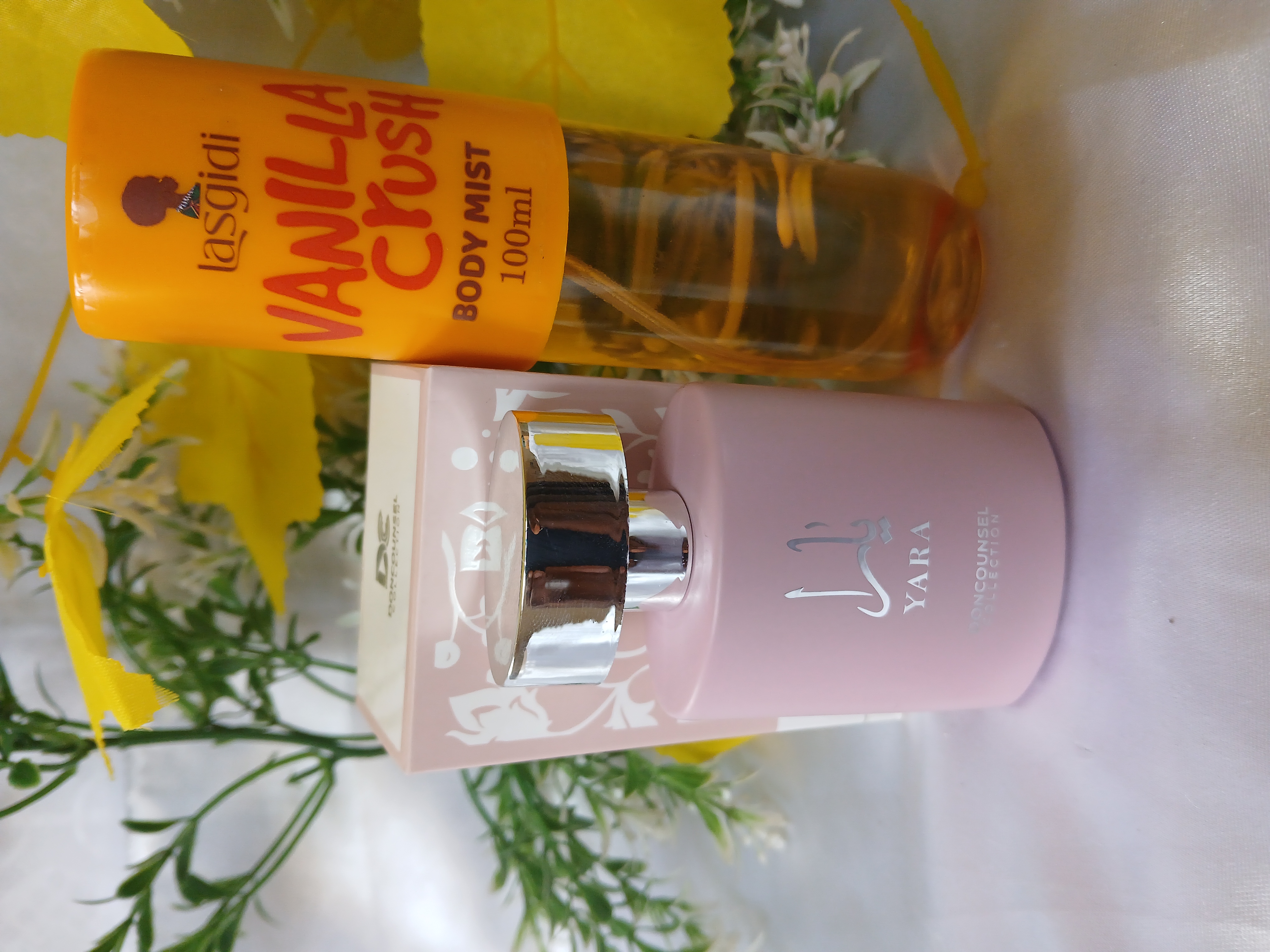 Vanilla Crush Body Mist and Yara Perfume
