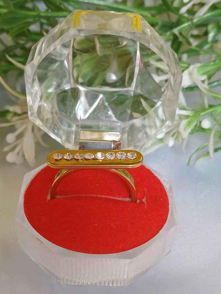Gold Ring with Jewels