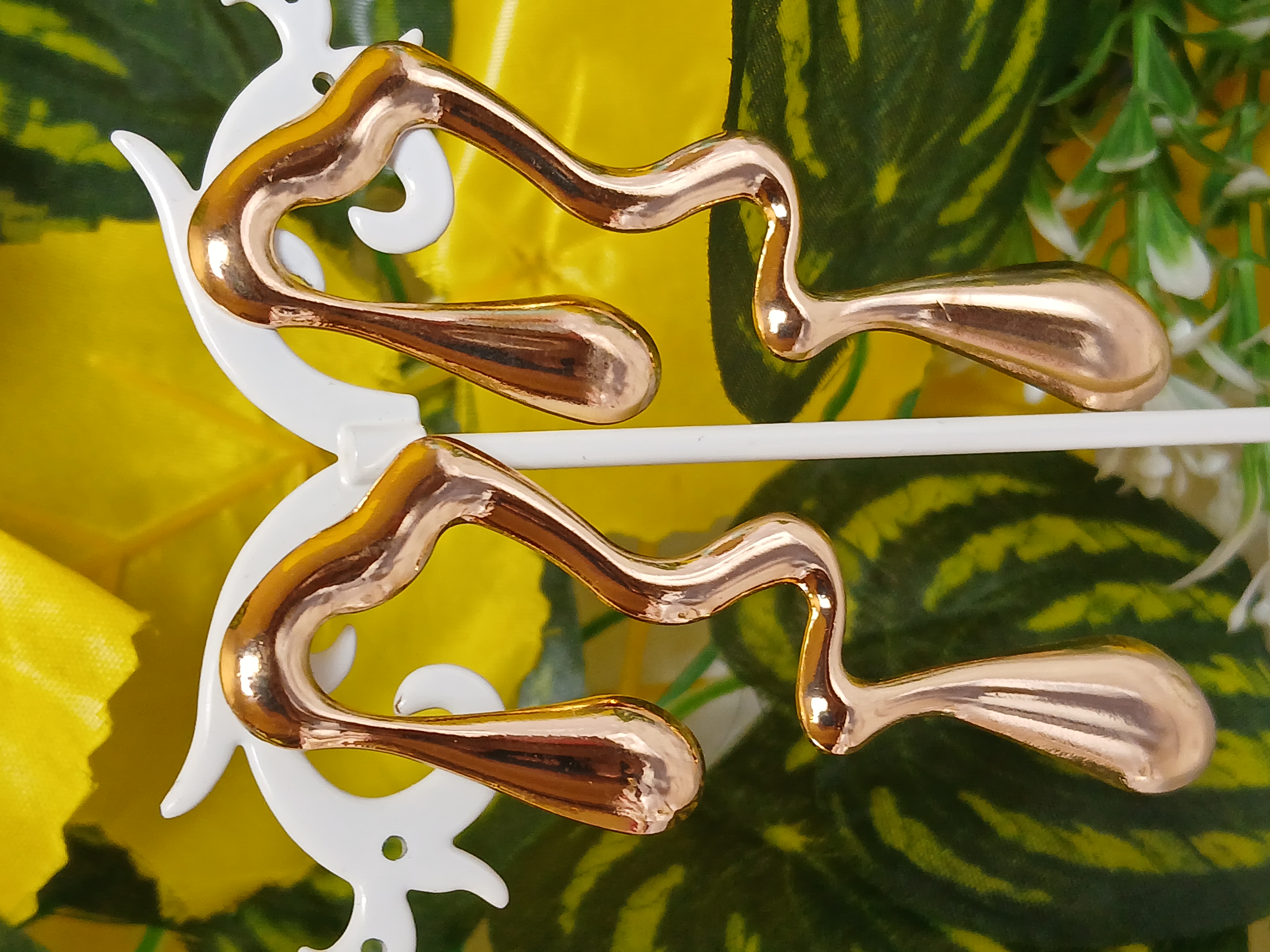 Gold Plated Spiral Earrings