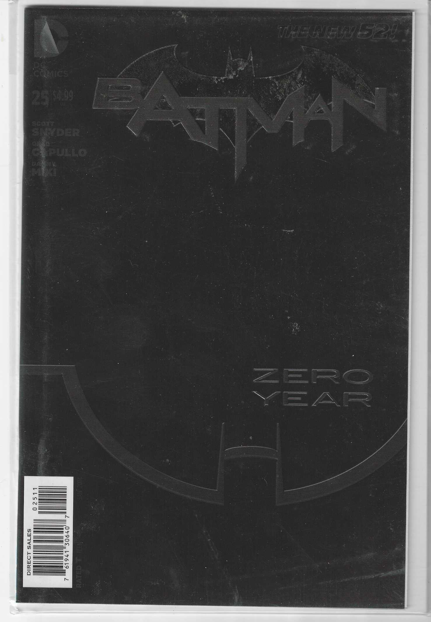 Batman: Zero Year Comic