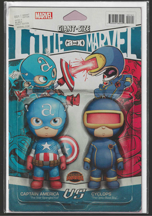 Giant-Size Little Marvel #1 - Captain America vs. Cyclops