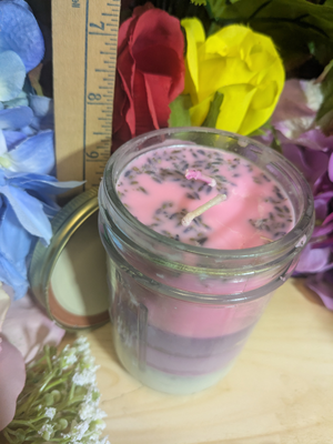 Handmade Lavender Scented Candle (2 wick)