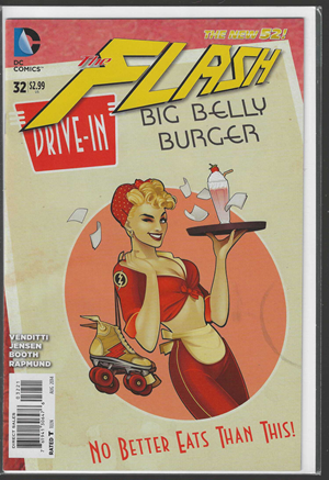 The Flash #32 Big Belly Burger Variant 