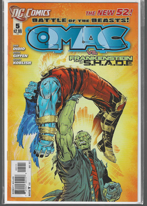 OMAC vs. Frankenstein S.H.A.D.E.  