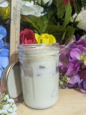 Rose Scented Candle  (2wicks)