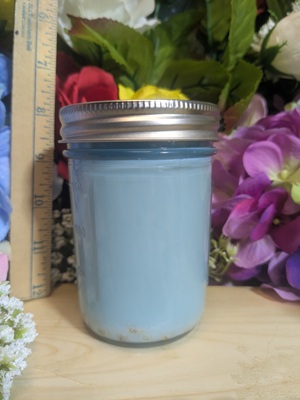 Mason Jar Ocean Scented Candle (2wicks)