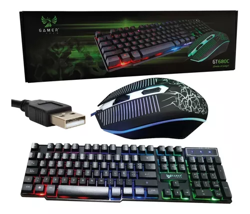 Combo gamer teclado mouse GT 680C