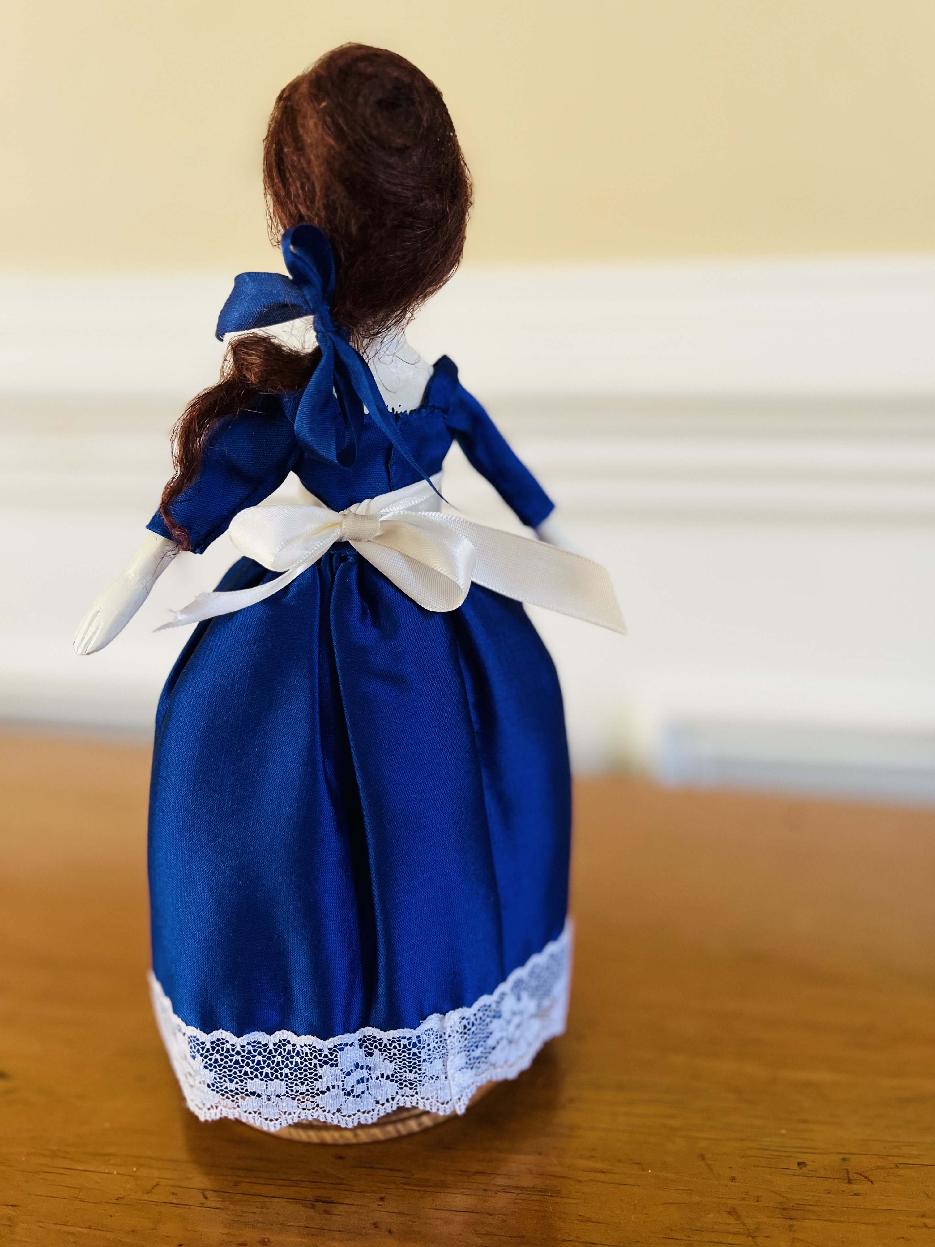 10 inch Pincushion English Wooden Doll