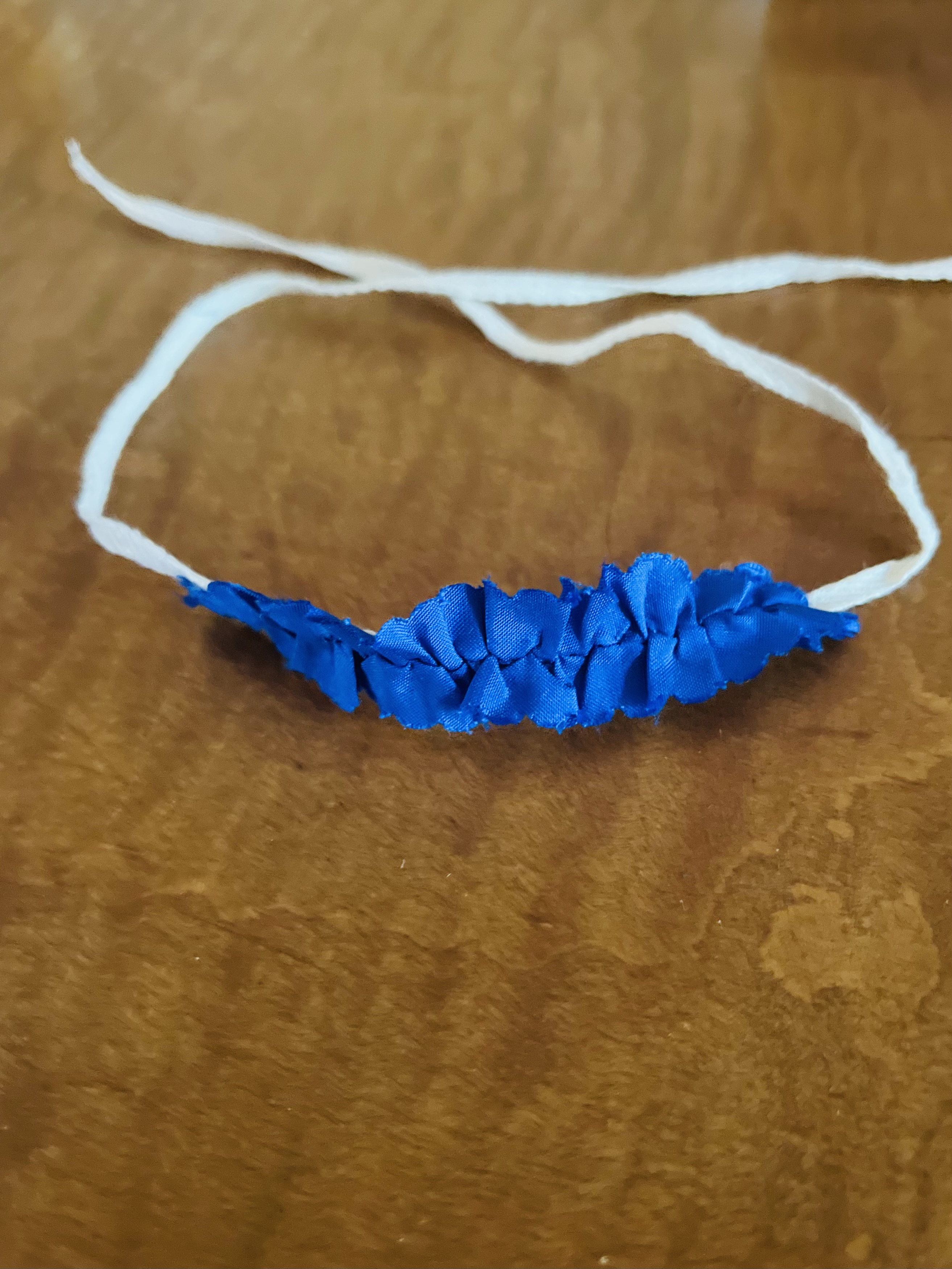Silk taffeta choker necklace