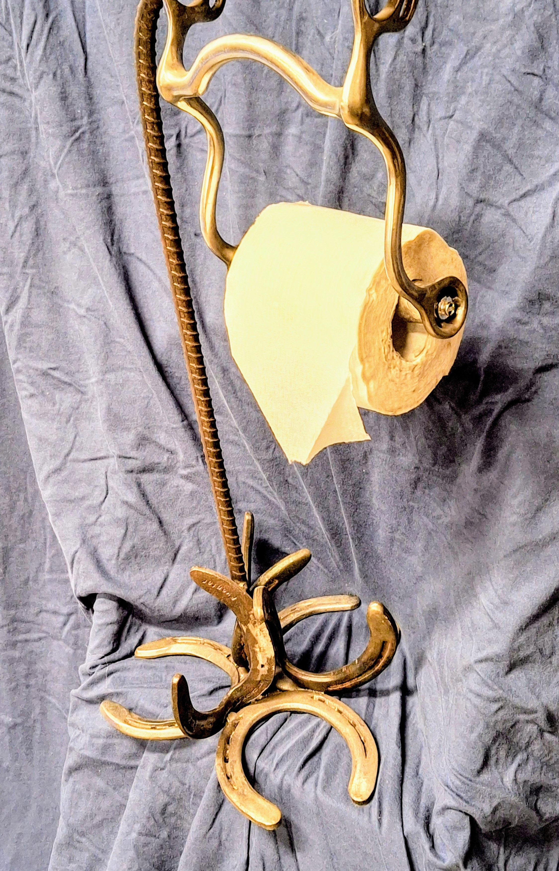 Horseshoe Toilet Paper Holder
