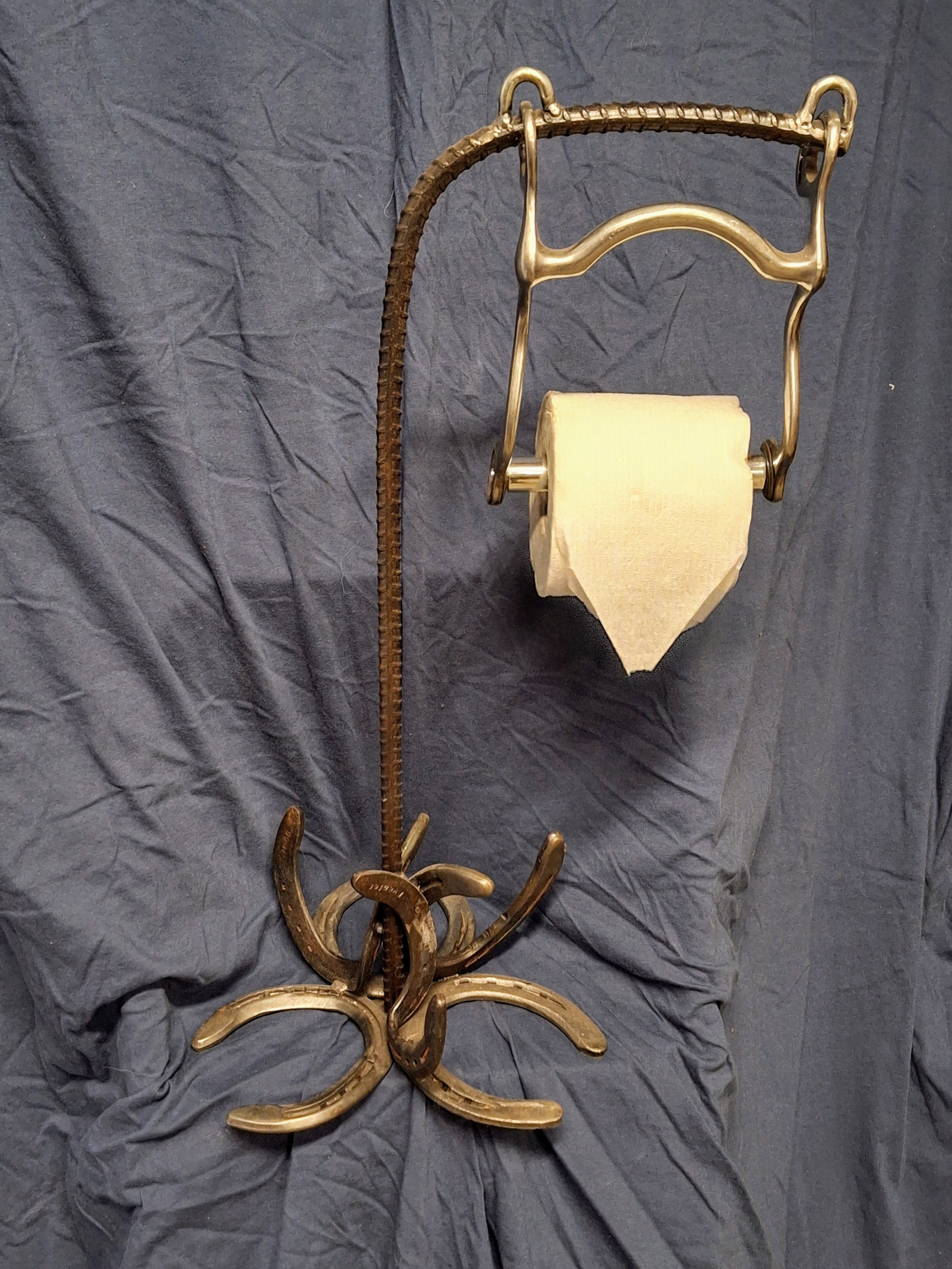 Horseshoe Toilet Paper Holder