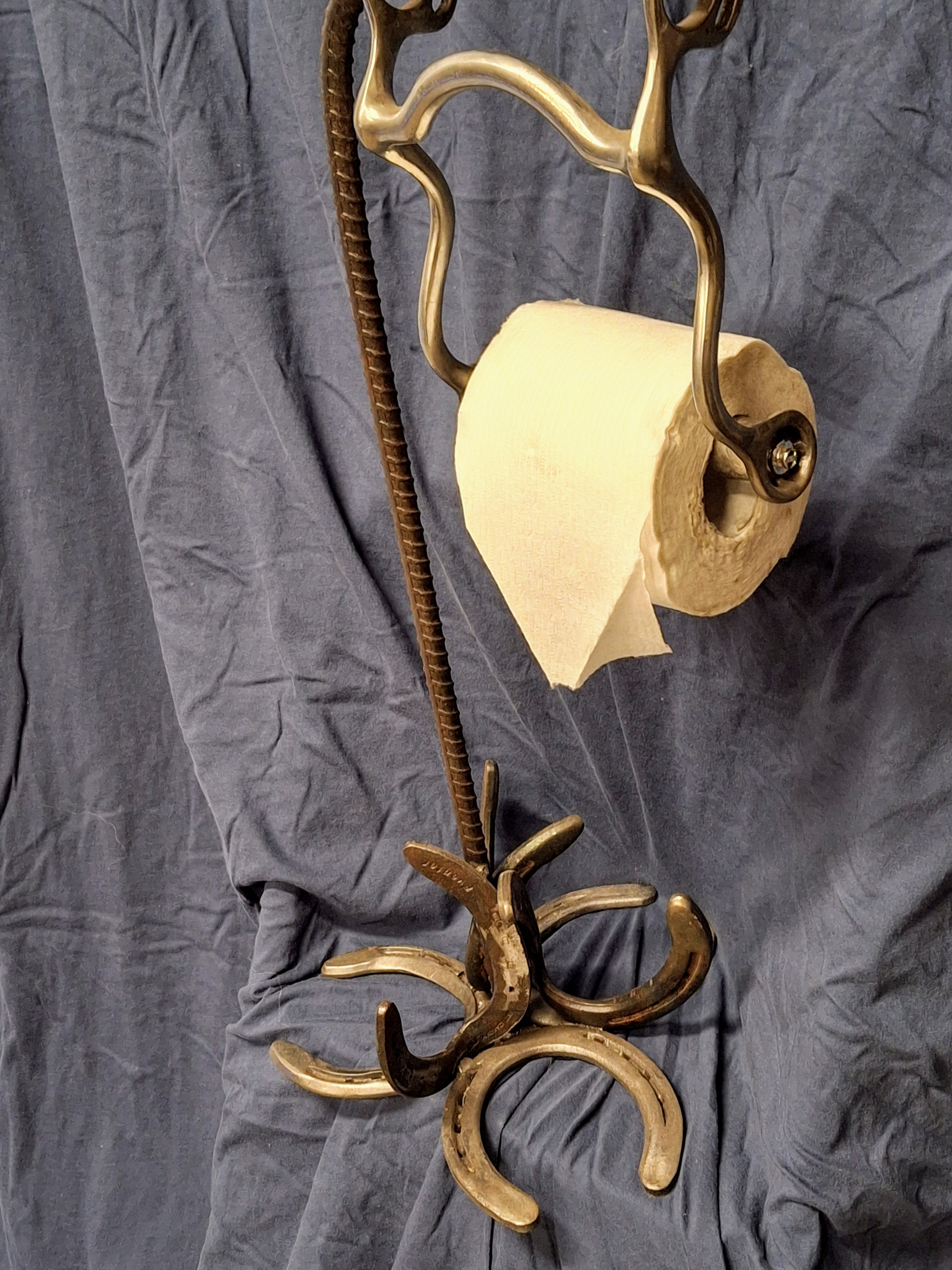 Horseshoe Toilet Paper Holder