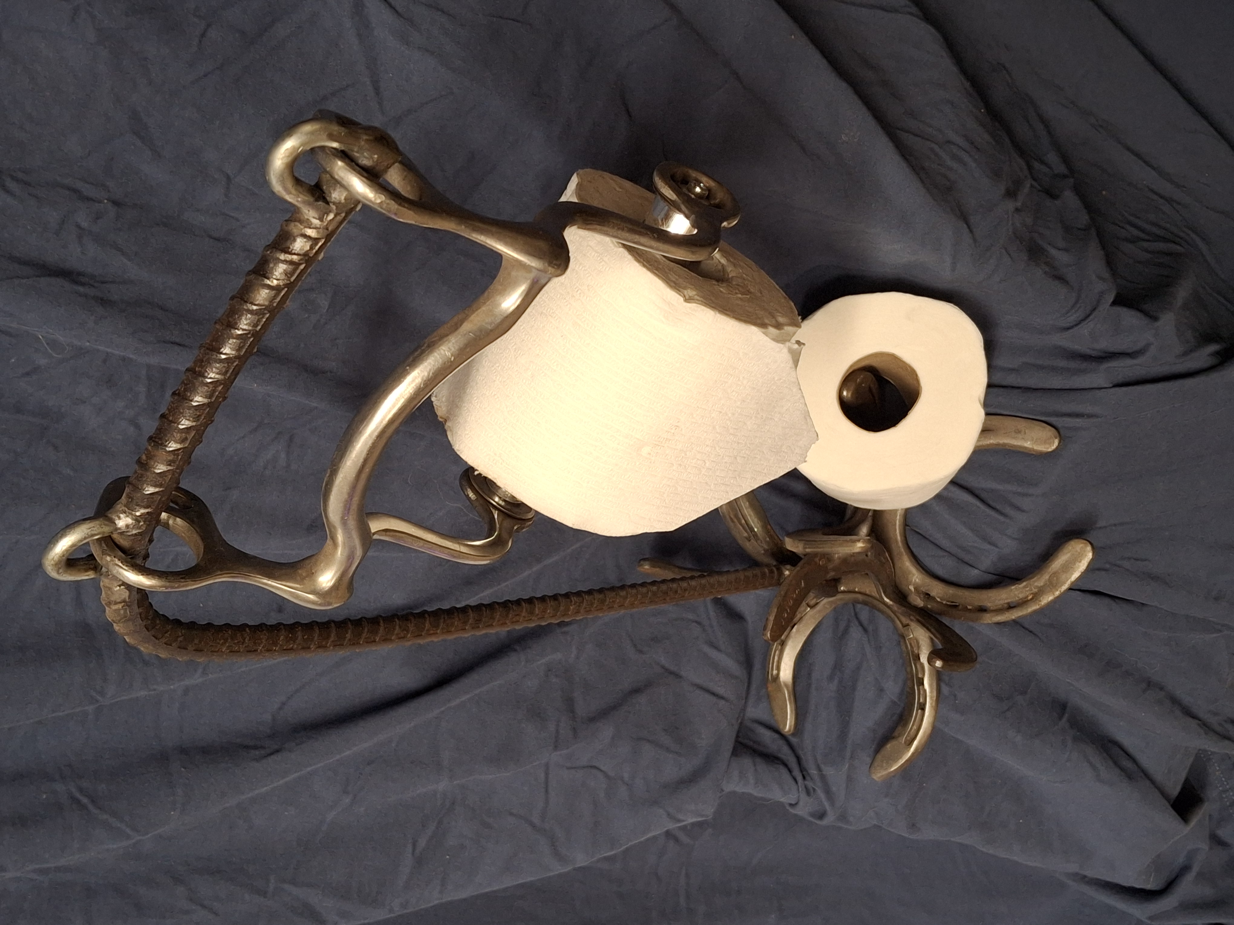 Horseshoe Toilet Paper Holder