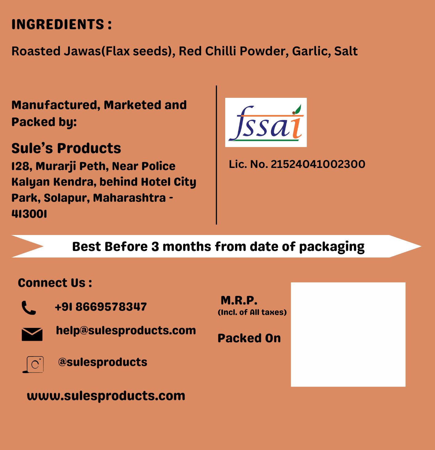 Jawas (Flaxseed) Chutney