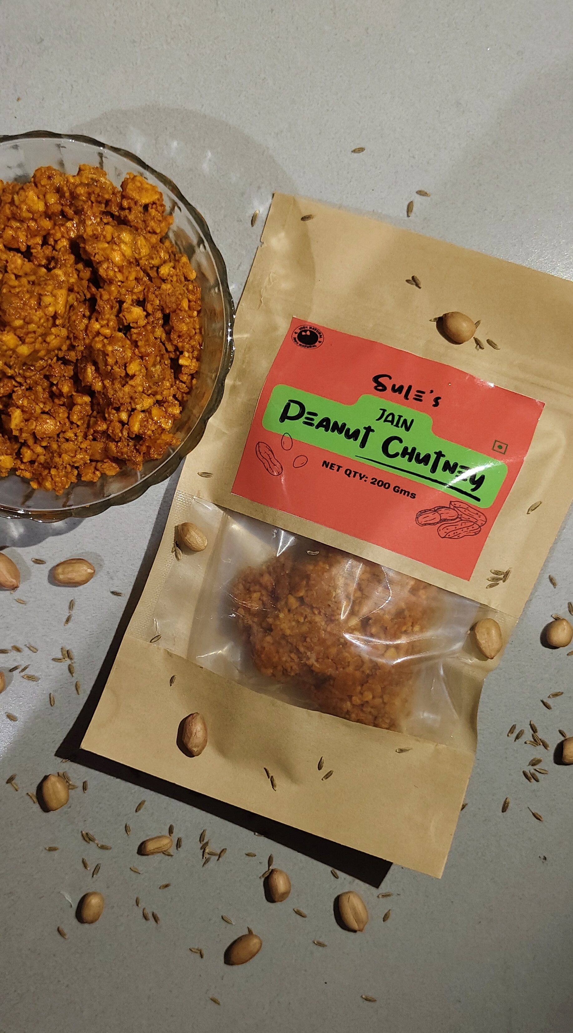 Jain Peanut Chutney