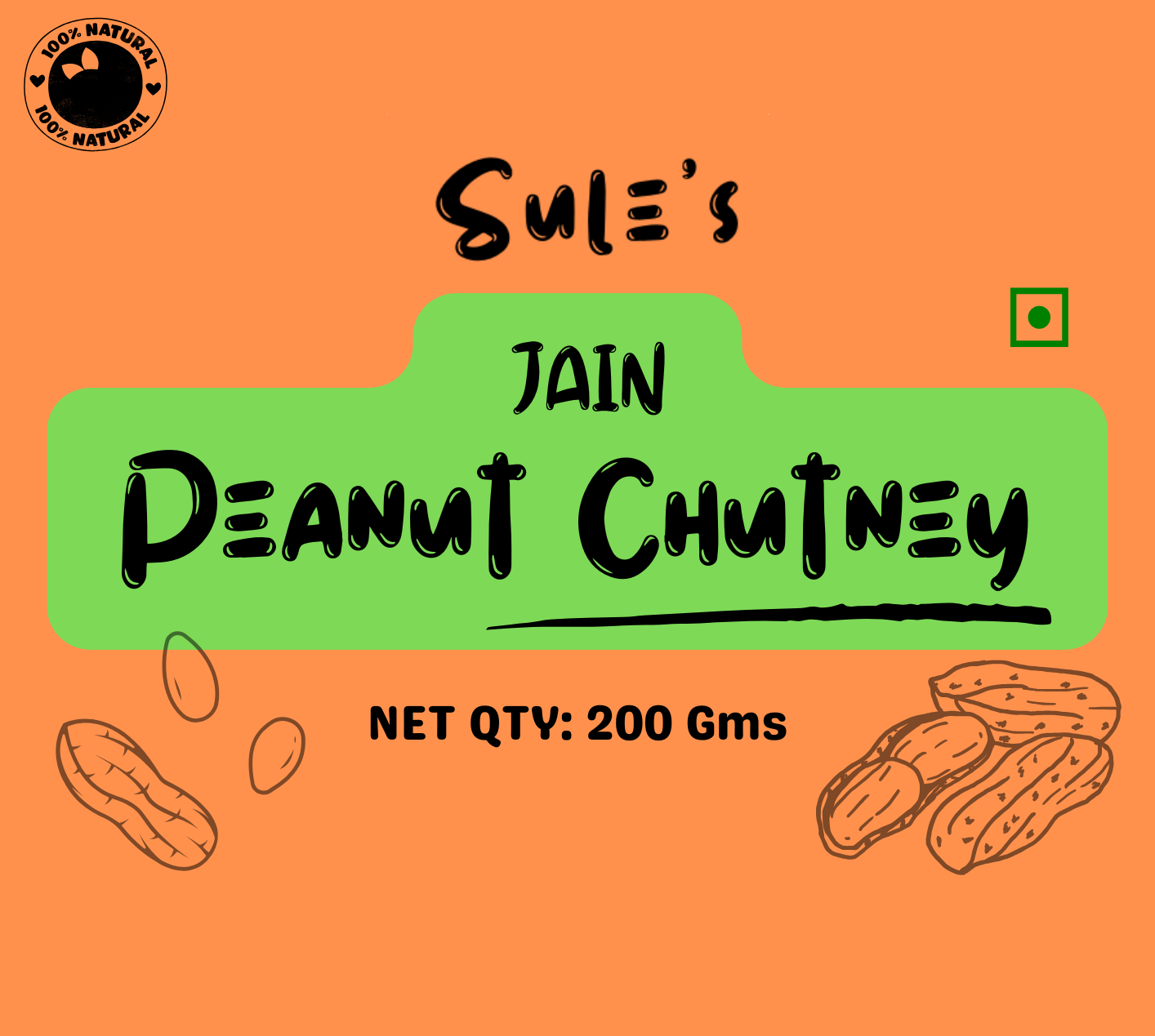 Jain Peanut Chutney