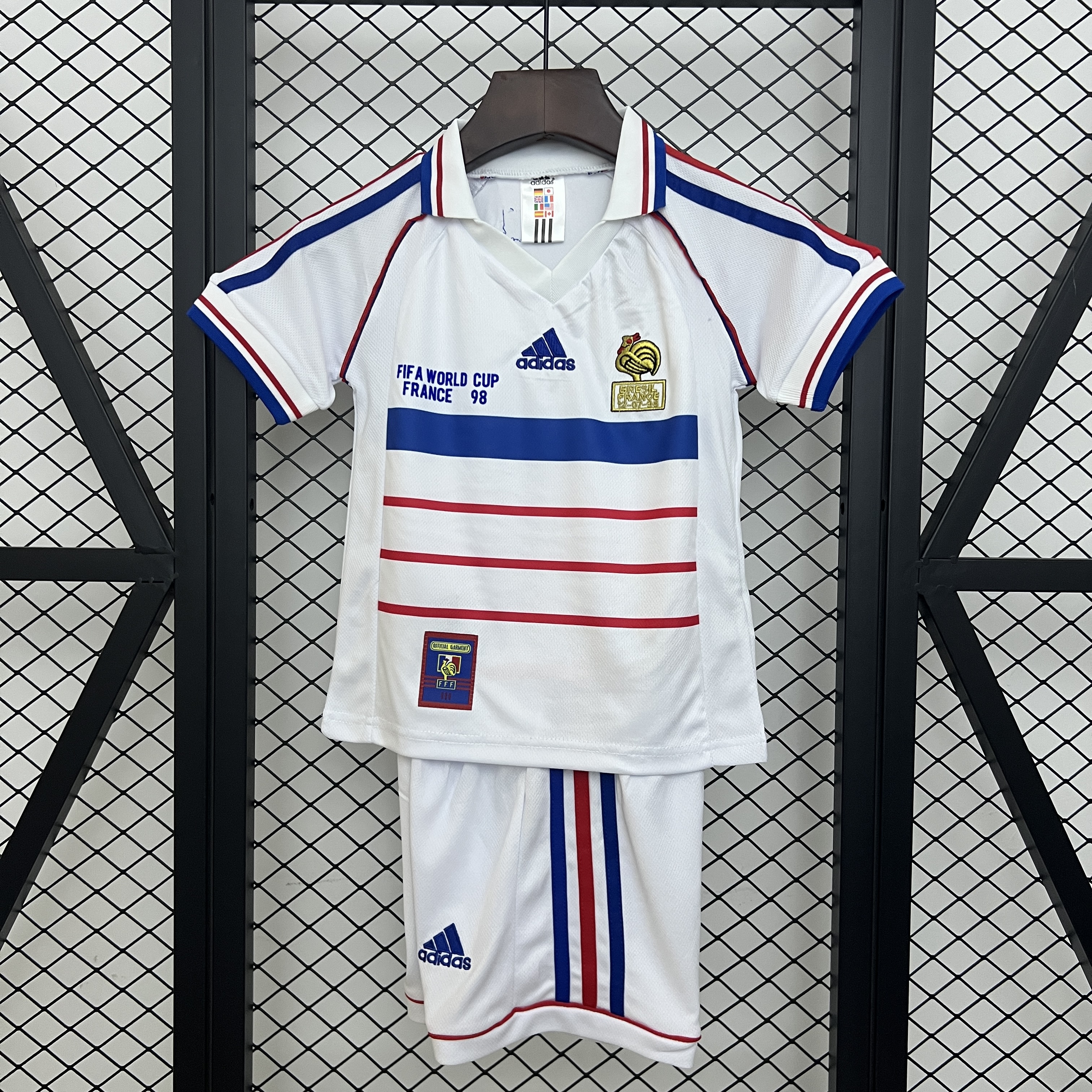 Francia 1998 (Niños - Equipación Visitante Completa)