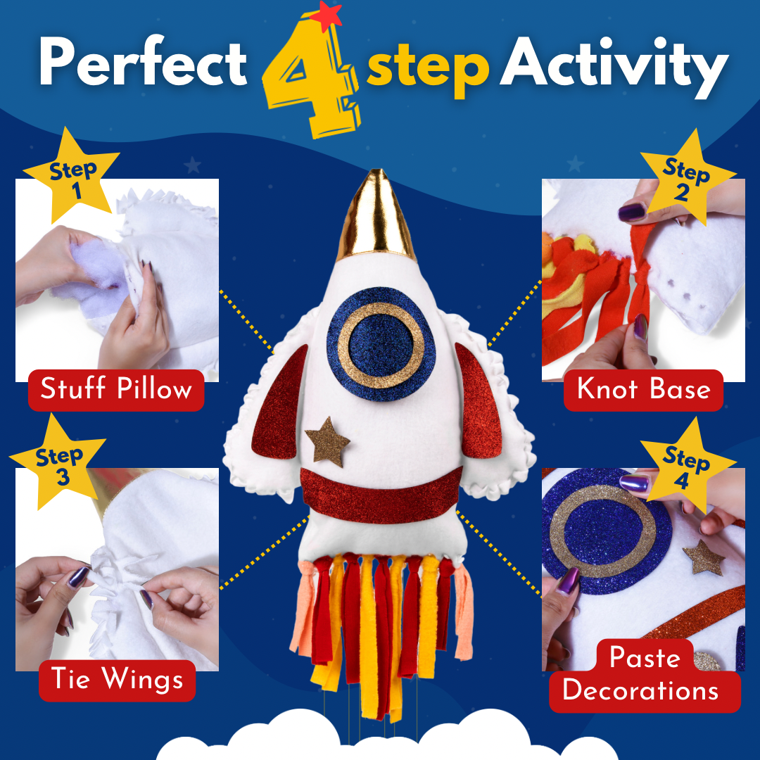 Rocket Pillow DIY Kit