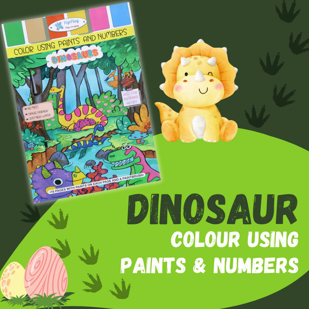 Dinosaur Paint By Numbers Kit