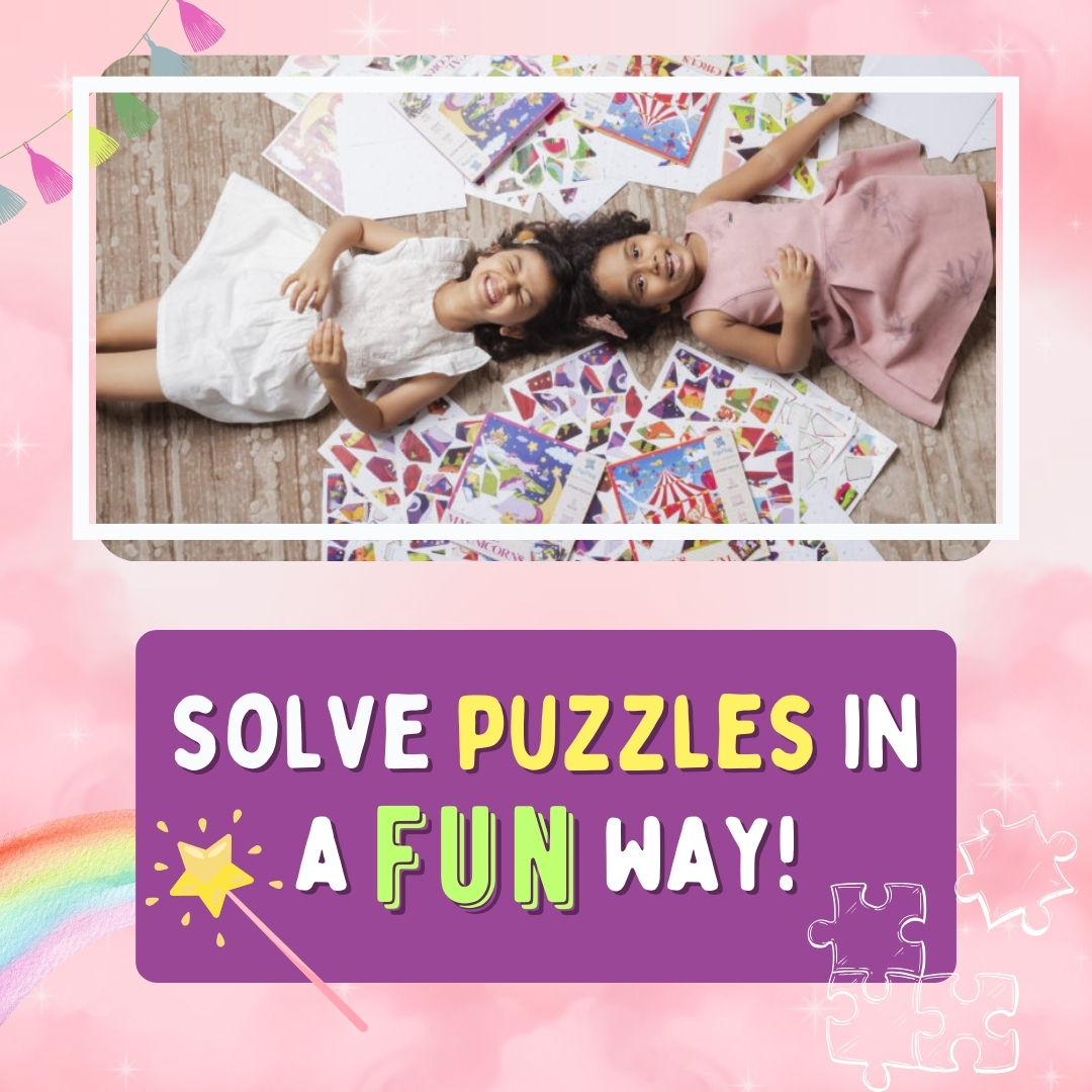 Mosaic Stickers Puzzle by Numbers: Magical Unicorn