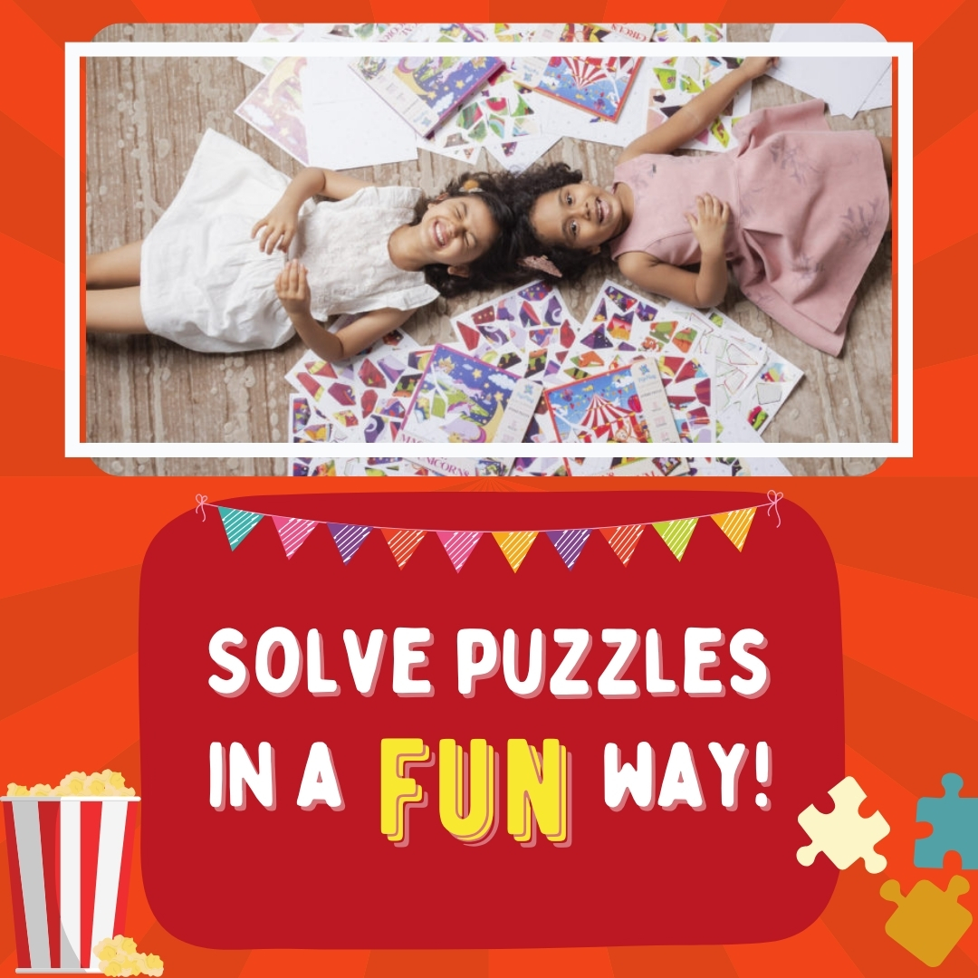 Mosaic Stickers Puzzle by Numbers – Circus Carnival