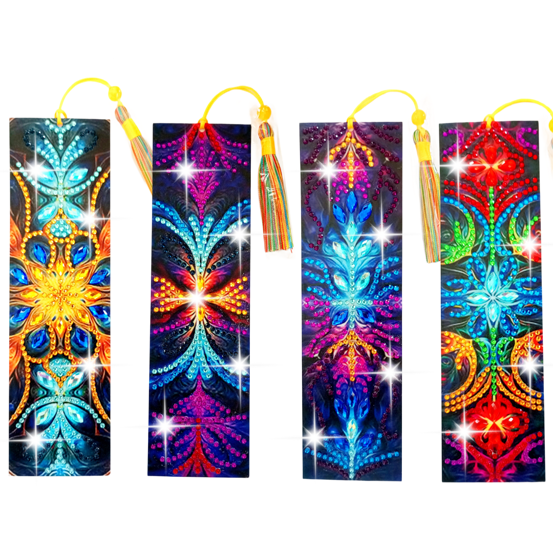 Handcrafted Diamond Painting Individual Bookmarks – Sparkling Gift