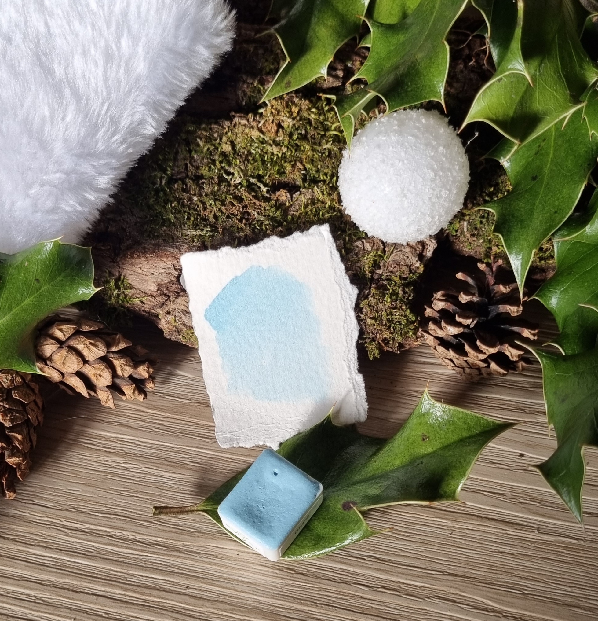 Petite palette " sous la lune des neiges "