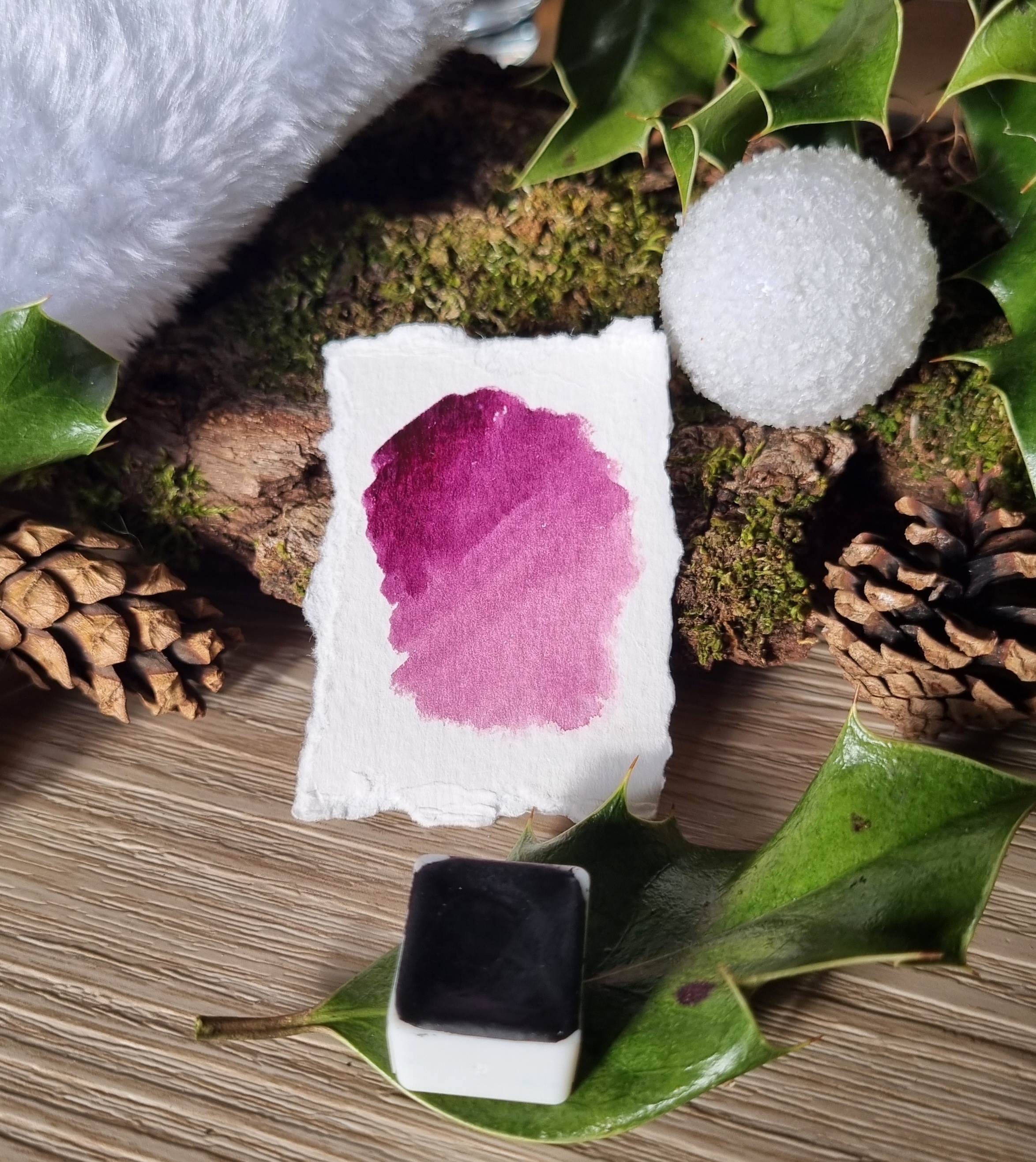 Petite palette " sous la lune des neiges "