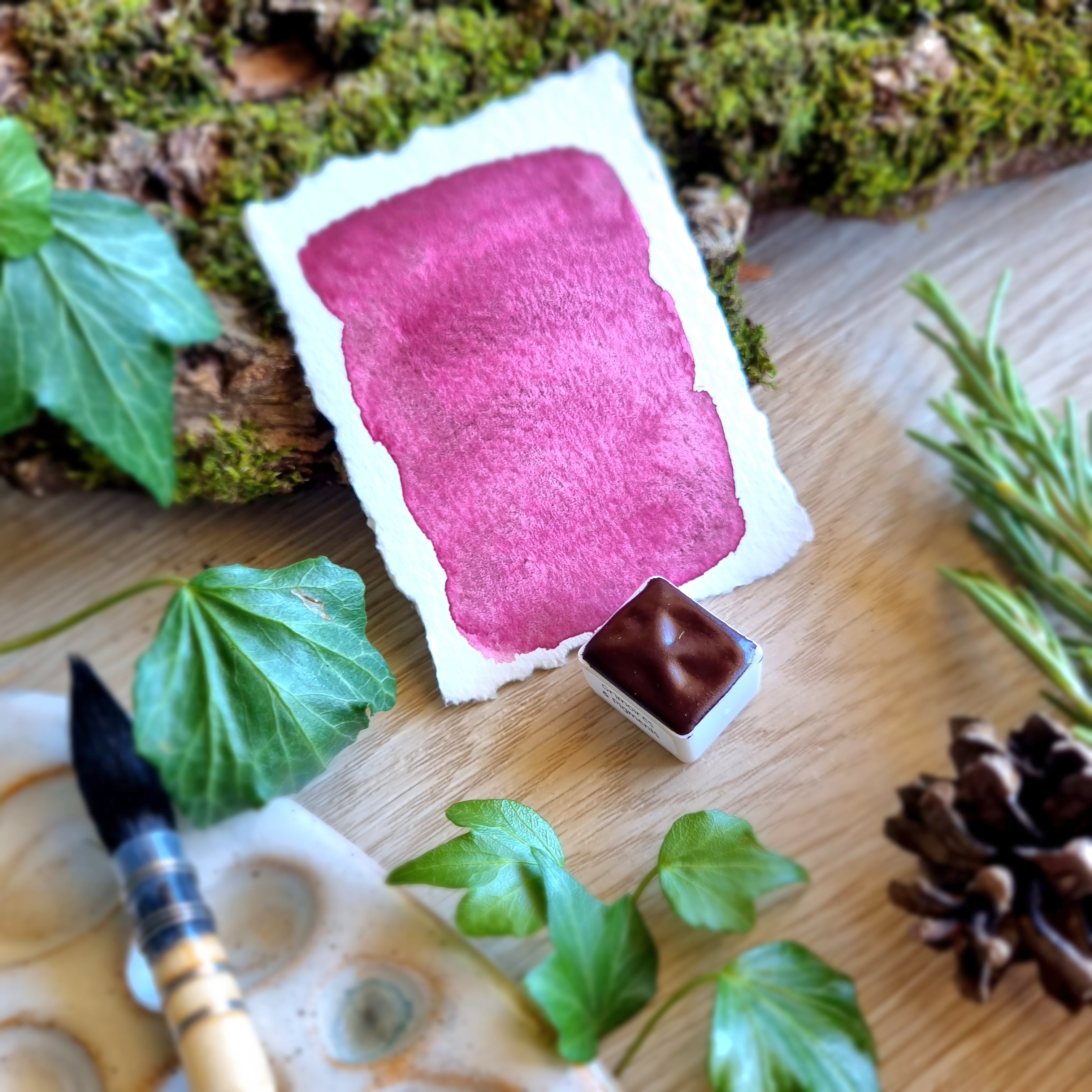 Petite palette "Sur un tapis de feuilles"