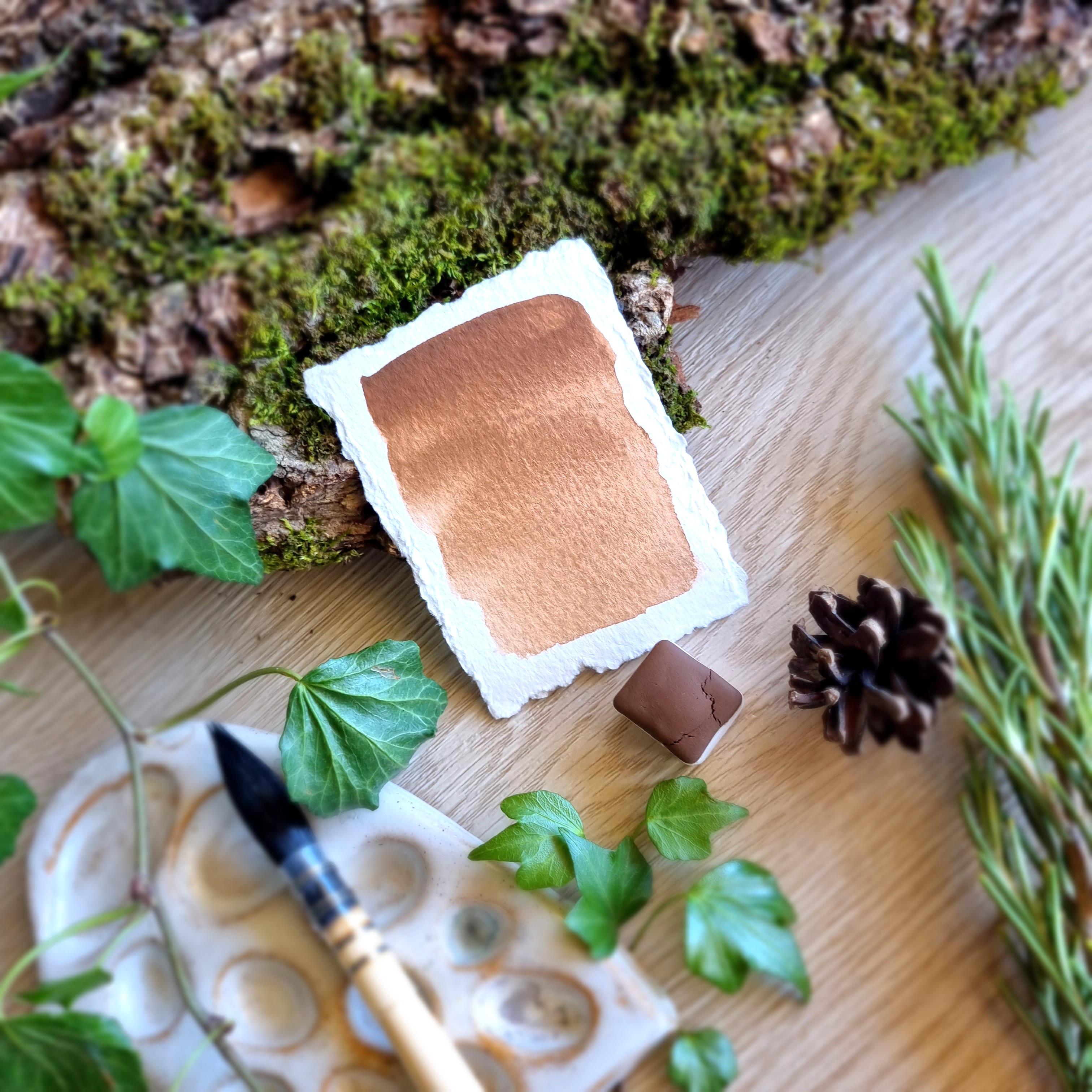 Petite palette "Sur un tapis de feuilles"