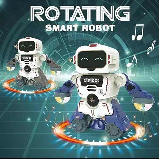 Interactive Robot Toy - Rotating Robot