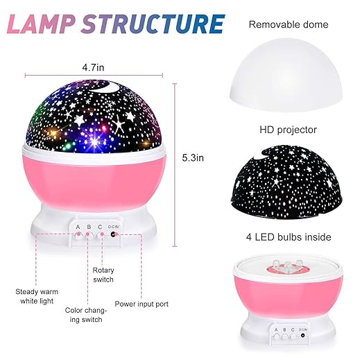 Coogoo STAR MAKER - Dream Rotating Projection Lamp