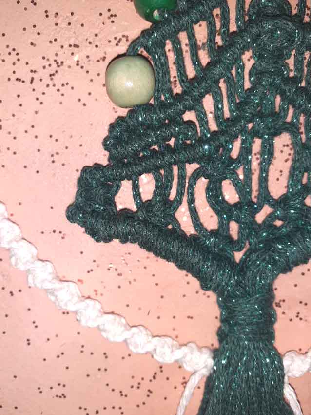 Sapin vert d'hiver
