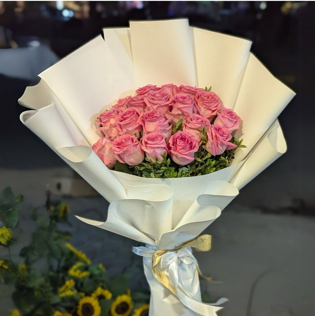 Pink Rose Bouquet