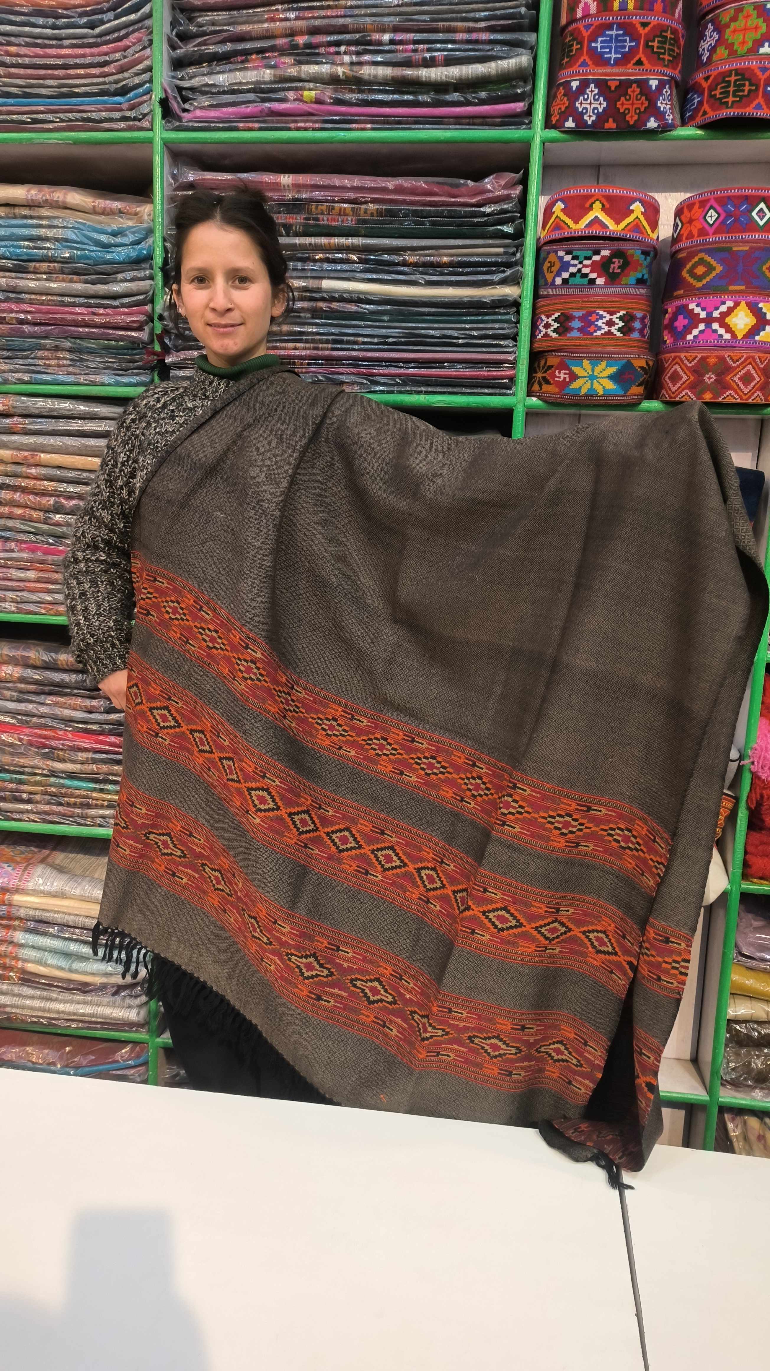 Authentic Yakwool Kullu Shawls -III patti