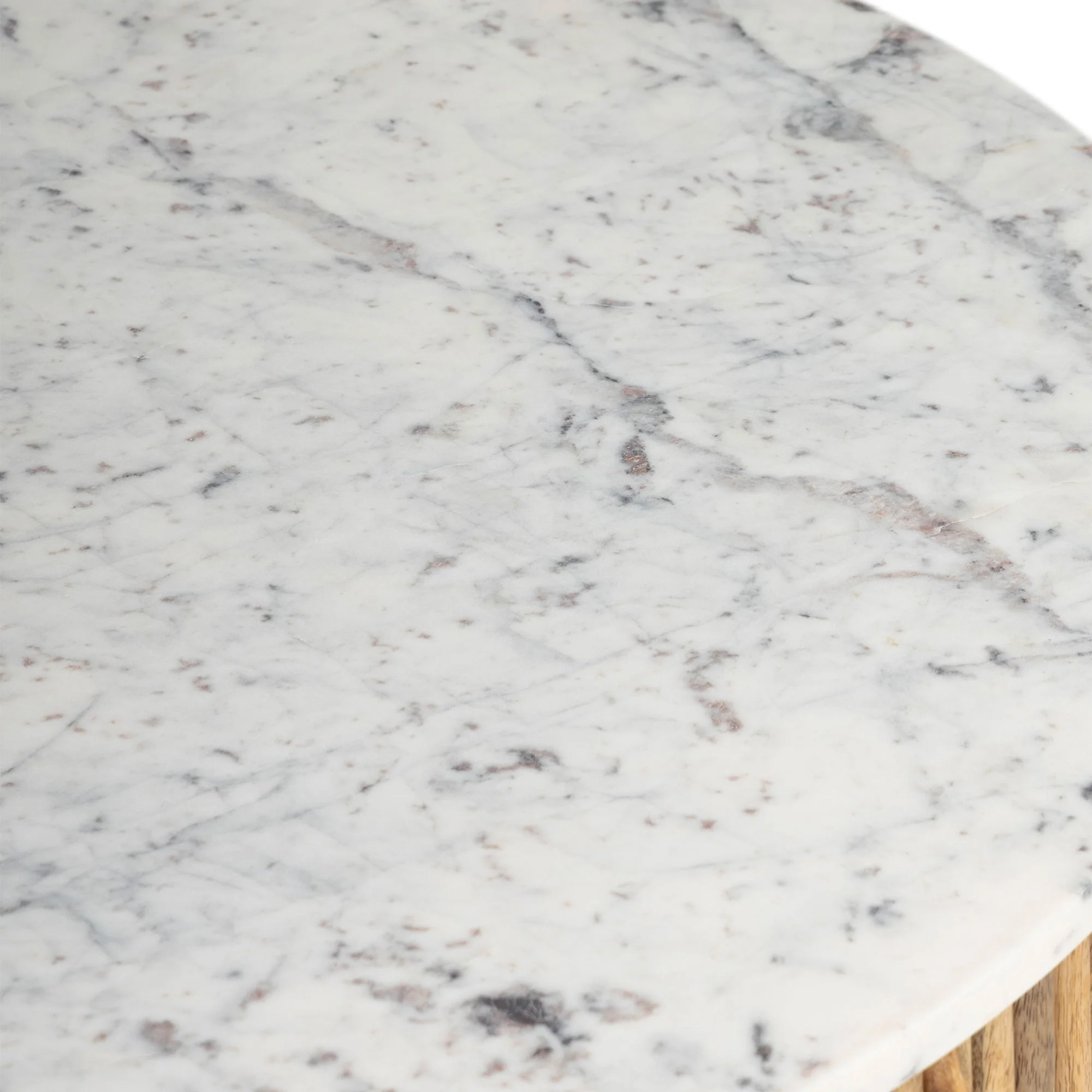  Furneezy Kelby Real Marble Coffee Table - Natural