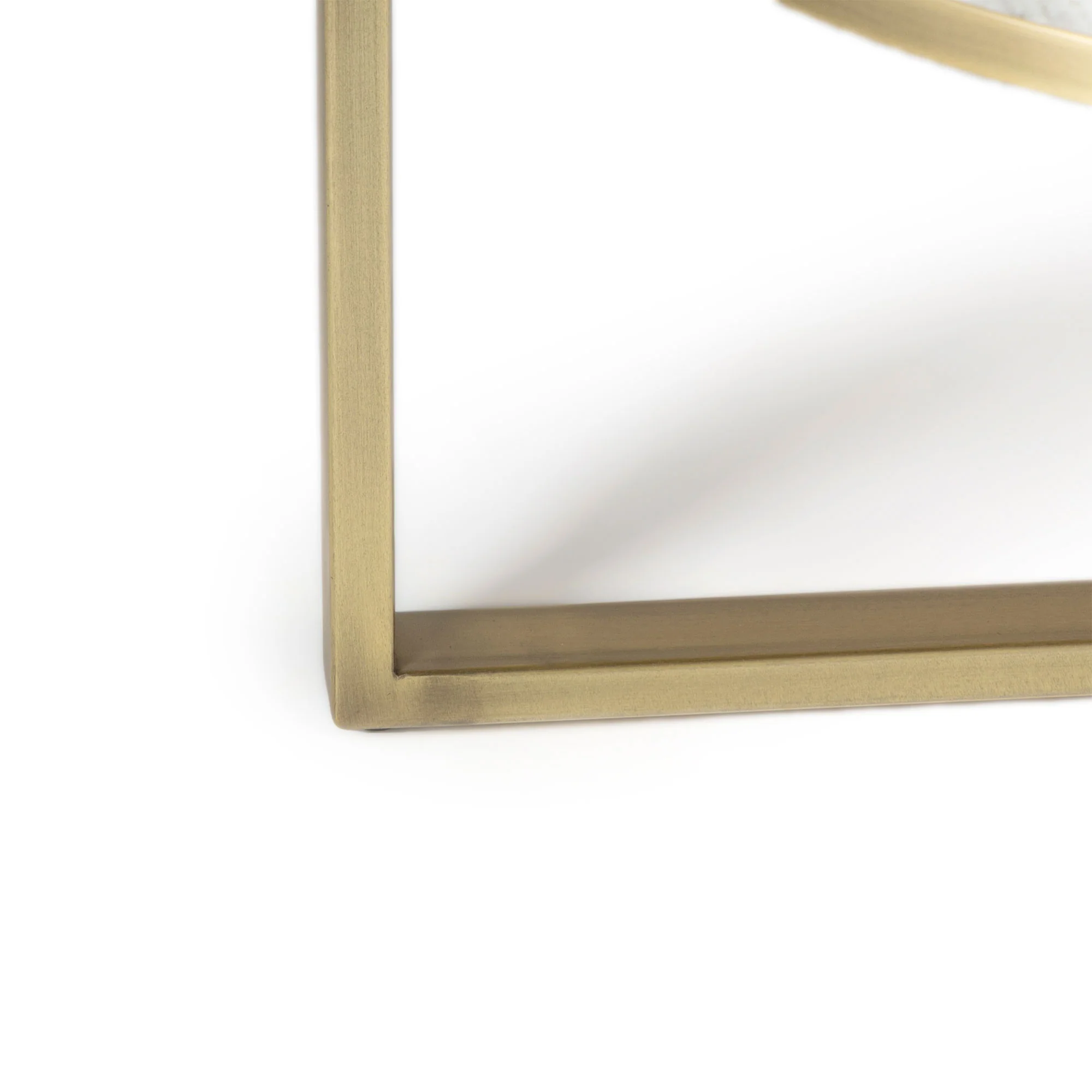  Furneezy Olive Nested Real Marble Nesting Coffee Tables