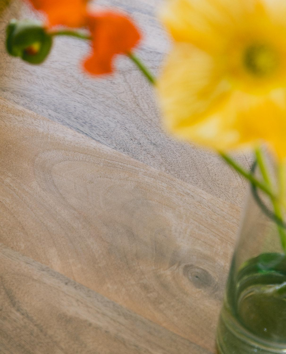 Round Mango Wood Dining Table (Ø120 cm) 