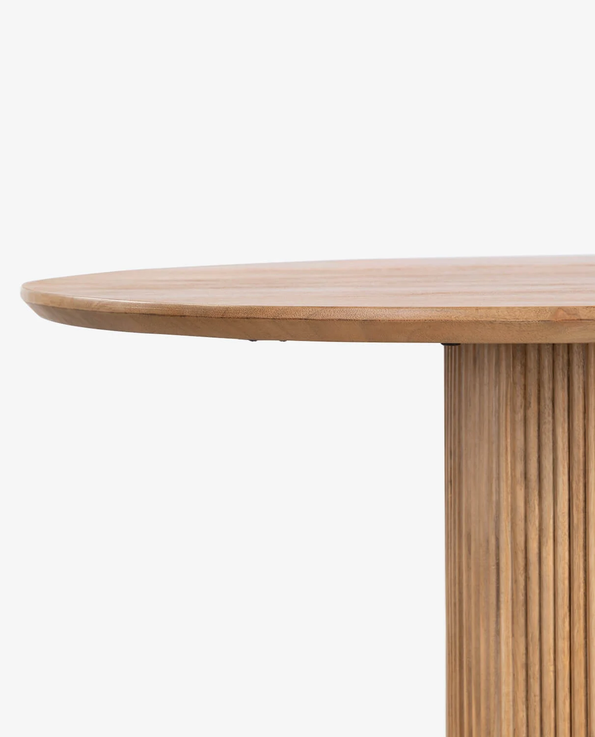 Oval Dining Table in Mango Wood (200x100 cm)