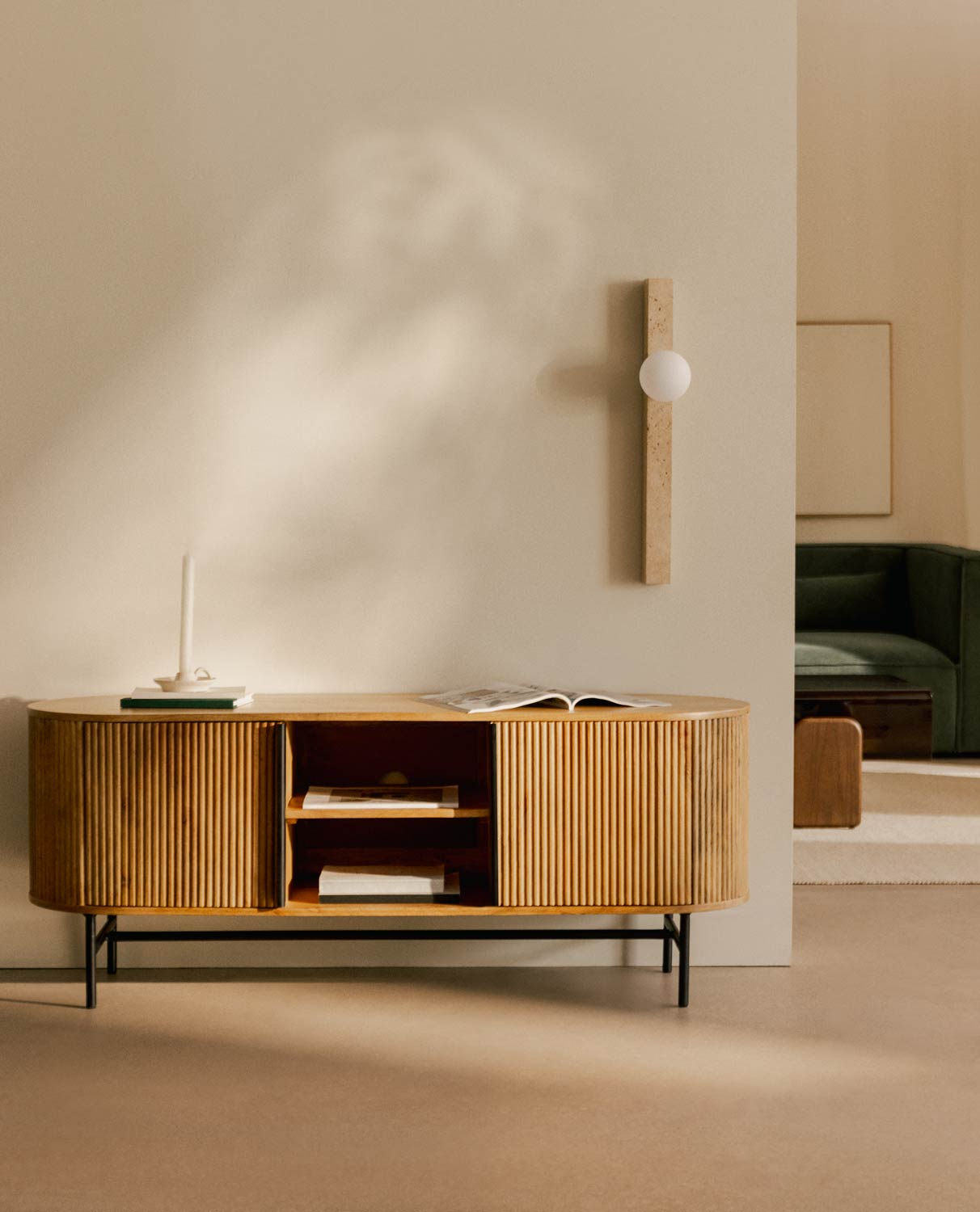 Mango Wood 2 Door TV Cabinet Viena