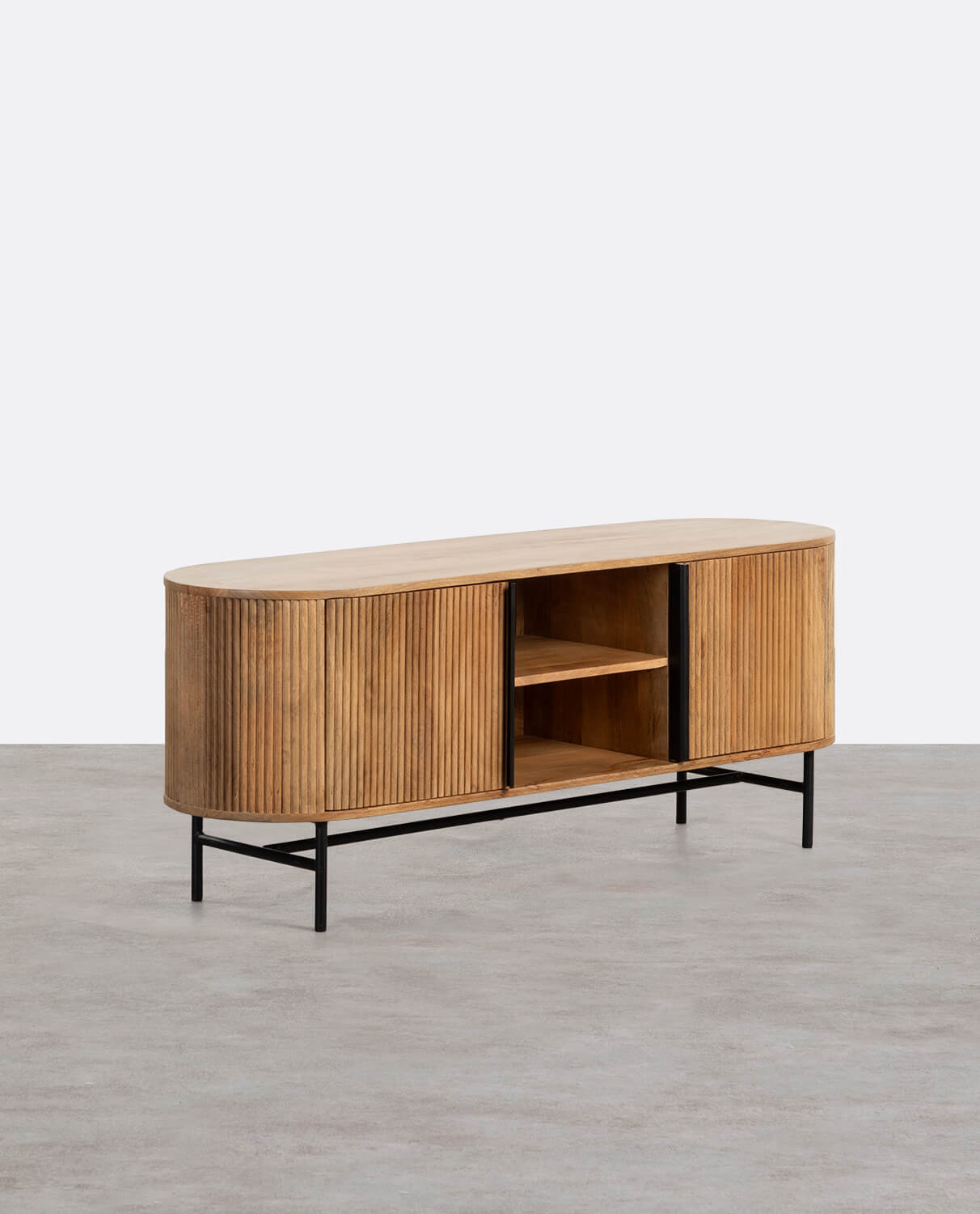 Mango Wood 2 Door TV Cabinet Viena