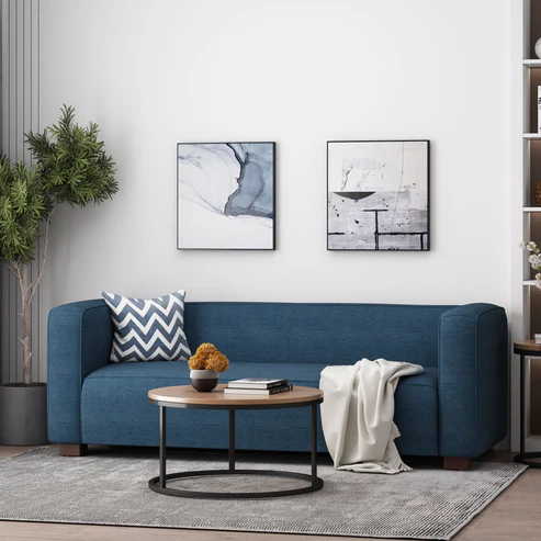 Pamsha Contemporary Fabric Upholstered Loveseat