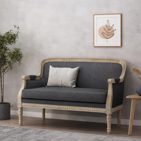 Classic Wooden Loveseat