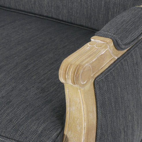 Classic Wooden Loveseat